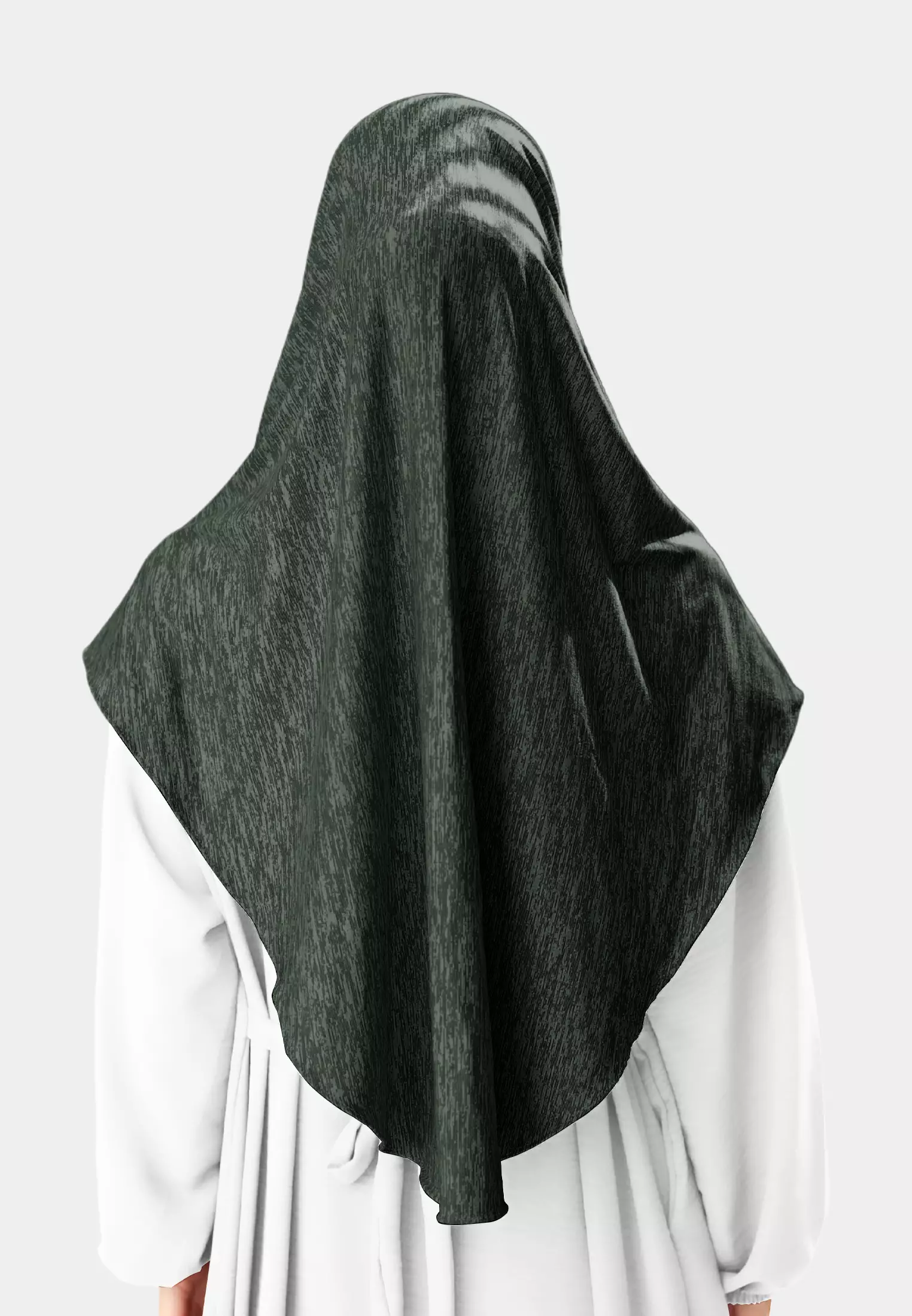 Cotton Bee - Gyra Instan | Bergo Jersey Tekstur - Moss Green