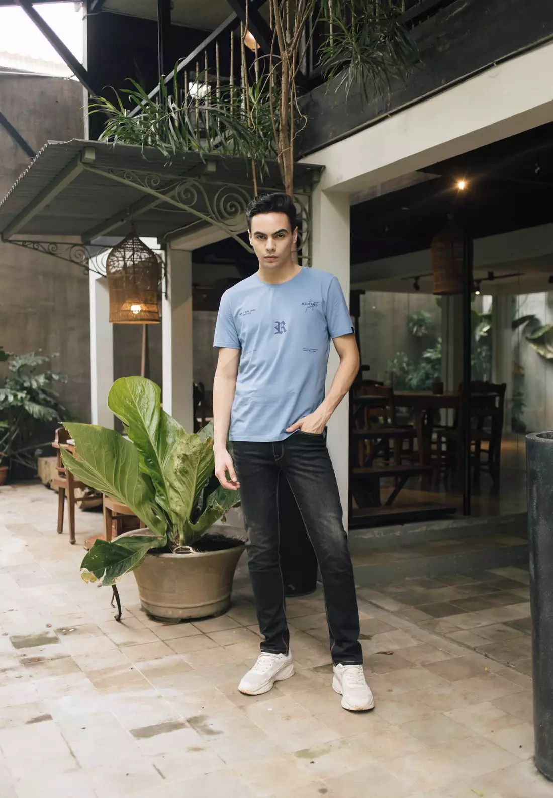 RBJ T-Shirt Cotton Spandex Pria 2562370111