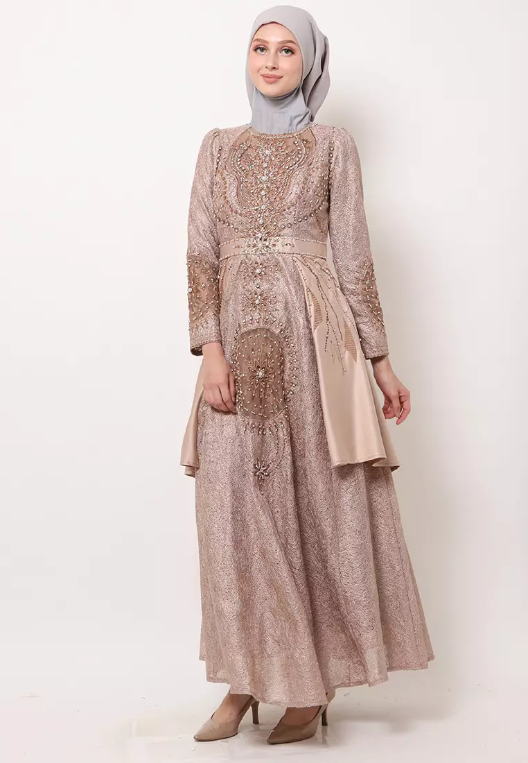 Bibiq Gamis Brokat Jaring