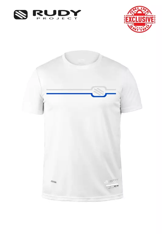 Emblem Band Active Tee in White