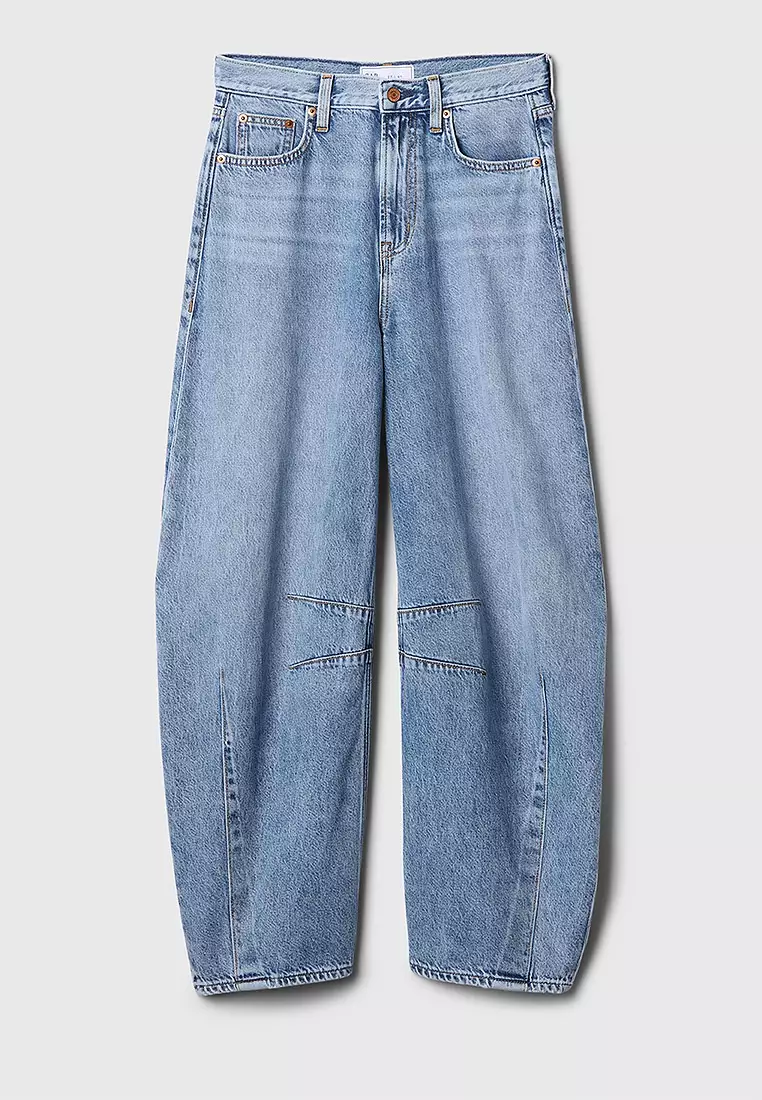 High Rise Horseshoe Jeans