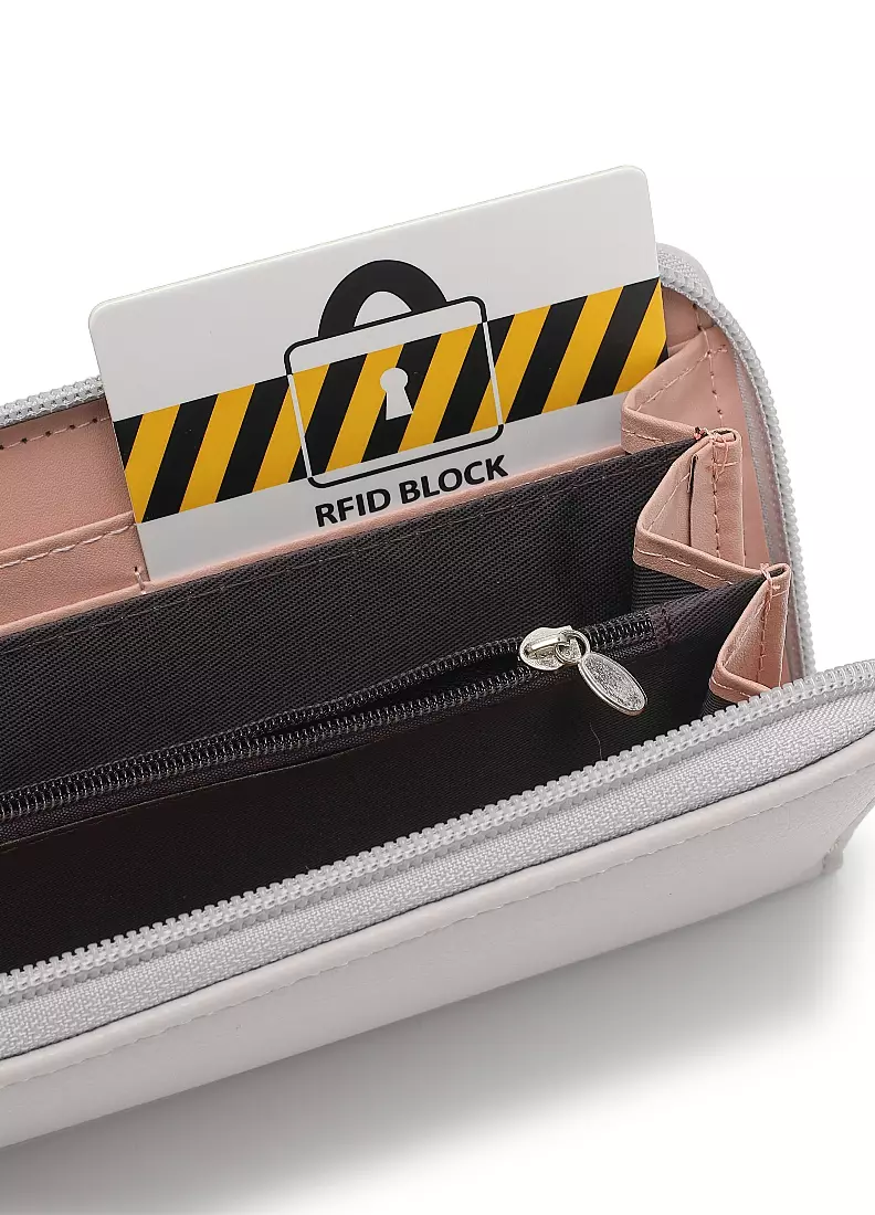 Women's Long Purse / Wallet - Grey