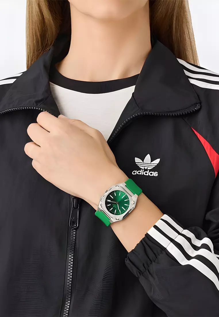 Adidas Gents Watch City Tech Thin - Jam Tangan Analog Unisex - Stainless Steel Case - AOFH24505