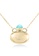 Majade Jewelry green and blue and gold MAJADE - Bottle Amphora Vessel Amazonite 925 Silver Necklace 3D4F1AC6CAD653GS_5