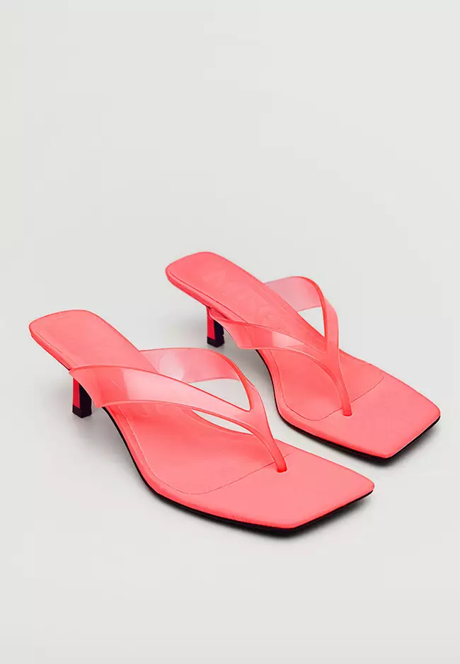 Vinyl High Sandals