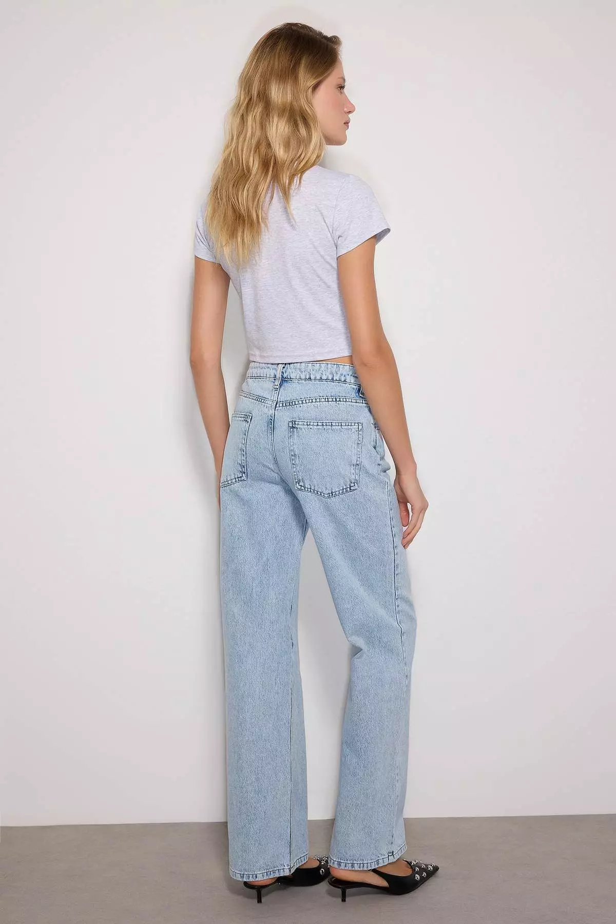 High Waist Wide Leg Jeans
