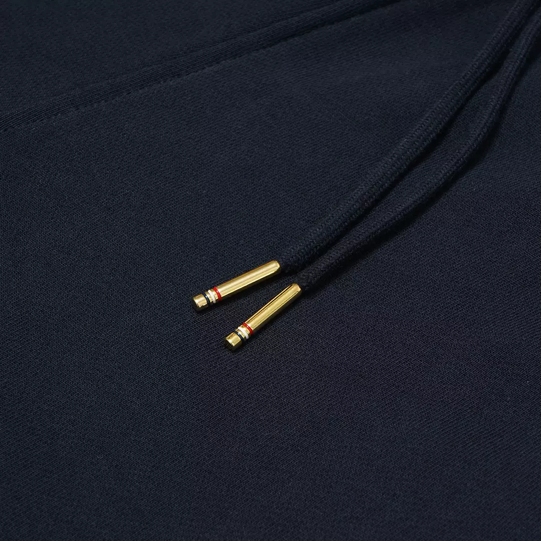 Tricolor Side Stripes Shorts Navy