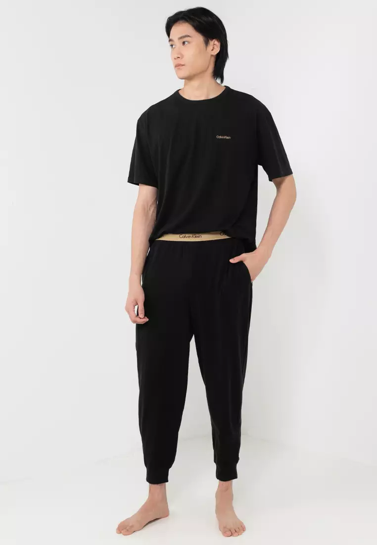 Buy Calvin Klein Short Sleeve Lounge Jogger Set 2025 Online ZALORA