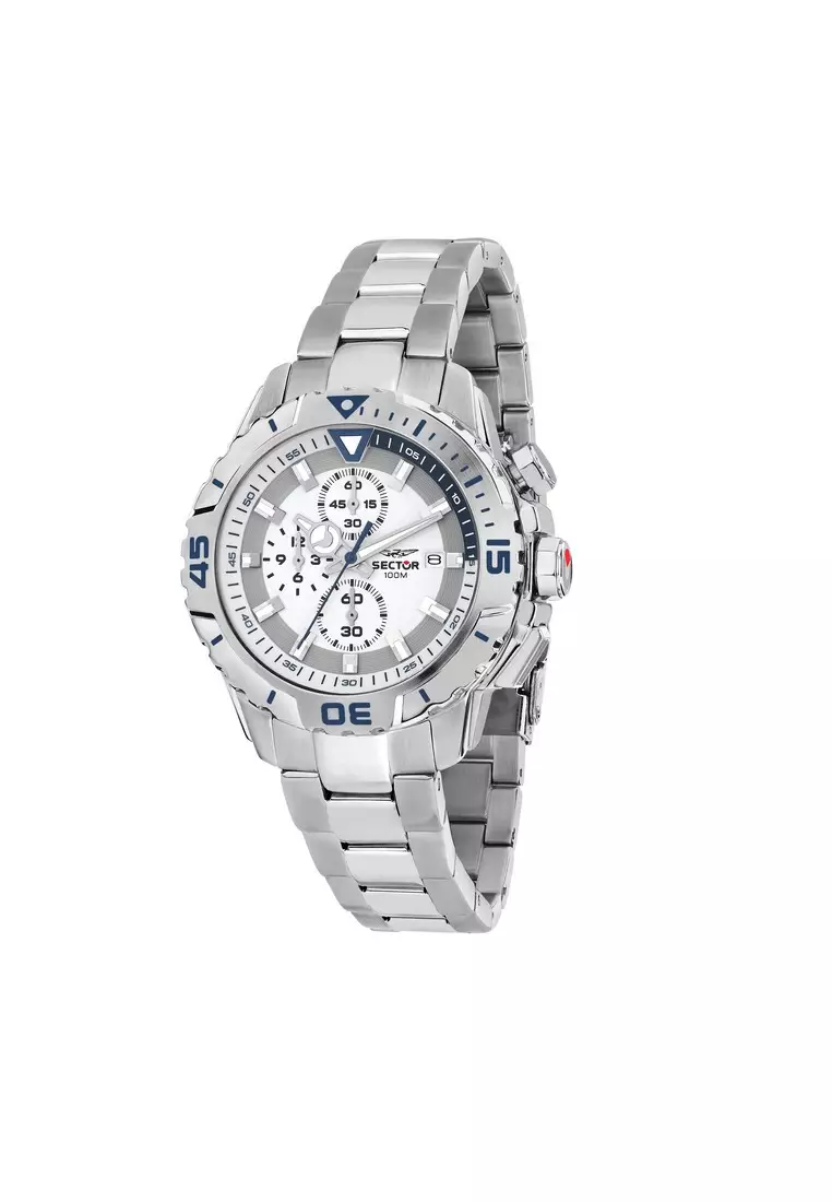 【2 Years Warranty】Sector Legend White 43mm Men's Quartz Watch R3273735007