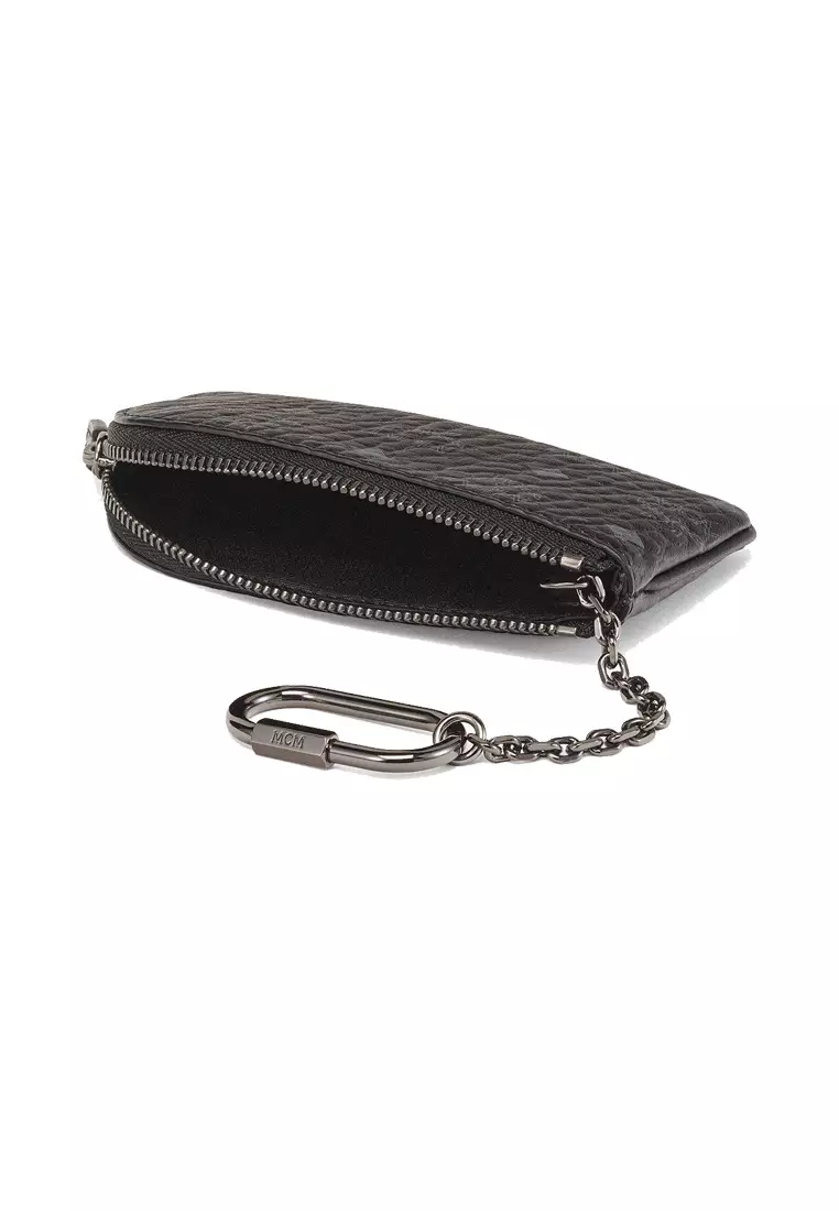Aren Key Pouch in Visetos Black MXKDSTA01BK001