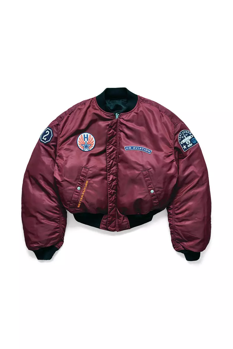 Reversible bomber jacket