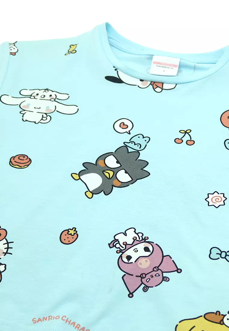 Girls Licensed Graphic Boxy T-Shirt "Duo All-Over Print"