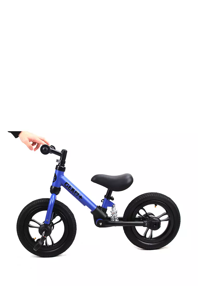 Geko+ 12 Kids Balance Bike - Navy Blue