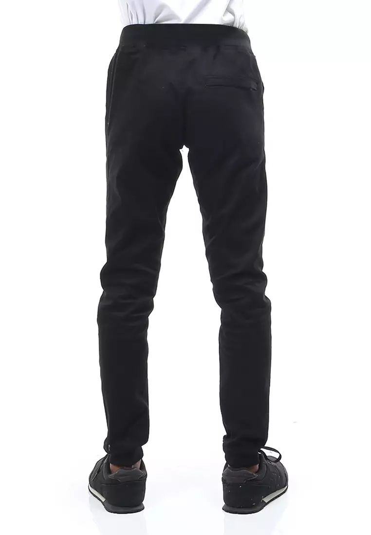 Locko Long Pants Celana Jogger Pria Style Comando Material Cotton ORIGINAL - Black