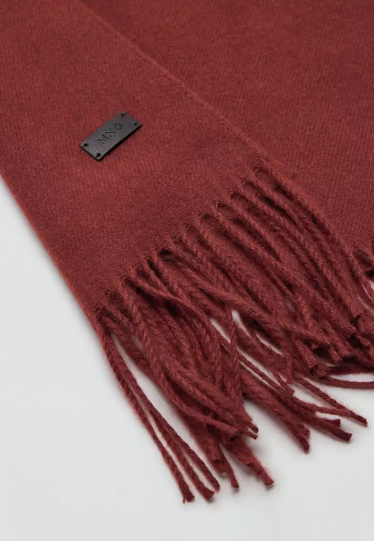 Plain Fringed Scarf