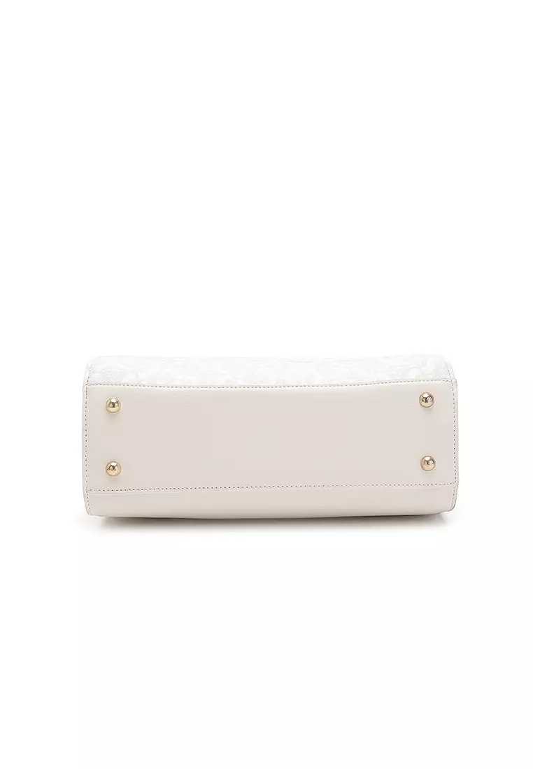 Women's Top Handle Bag / Sling Bag / Crossbody Bag (Tas Selempang / Tas Tangan) - Putih