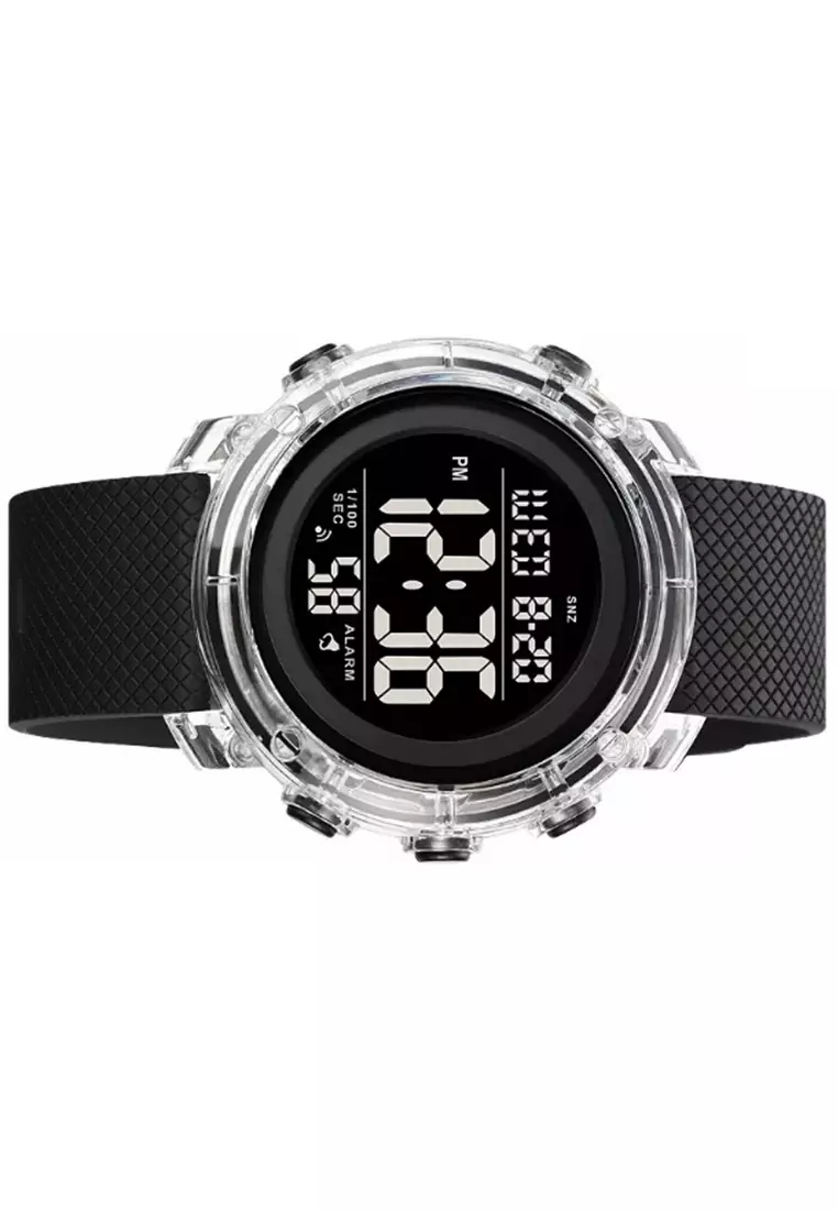 Jam Tangan Digital Pria Waterproof Many Function Strap Tali Material PU Silicone IR05 ORIGINAL