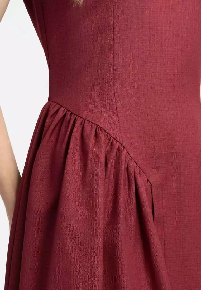 Eliana Asymmetrical A-Line Dress