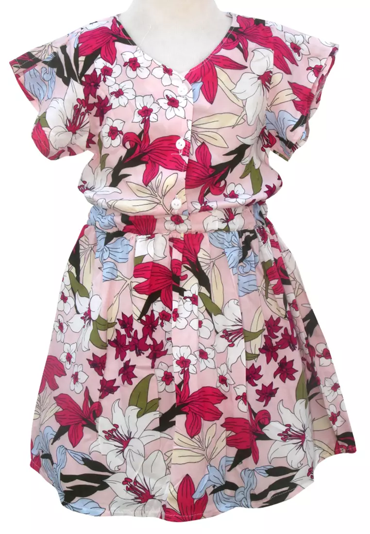 Two Mix Daster Anak Cewek Bahan Rayon 4104