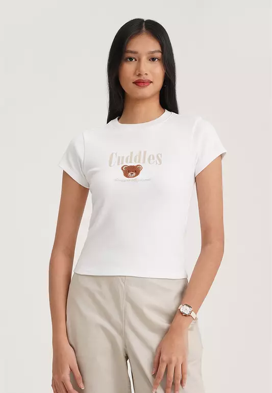 Cuddles Slim Fit Graphic T-Shirt