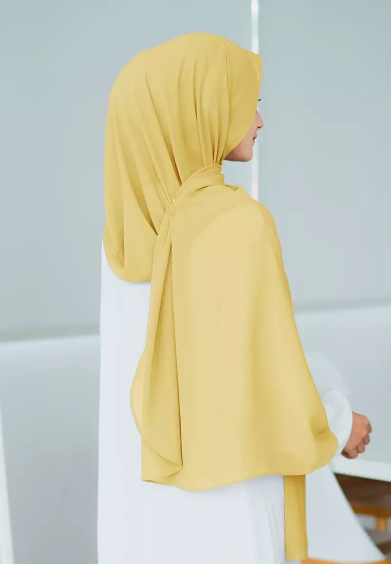 HIJAB INSTAN SAFFA - LIGHT MUSTARD