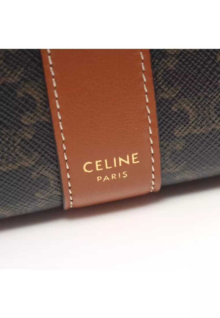 網上選購Celine Pre-loved CELINE Small trifold wallet Triomphe