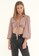 Earth Circus pink Gregory Satin Puffy Sleeves Top Pink D7318AA447204CGS_1