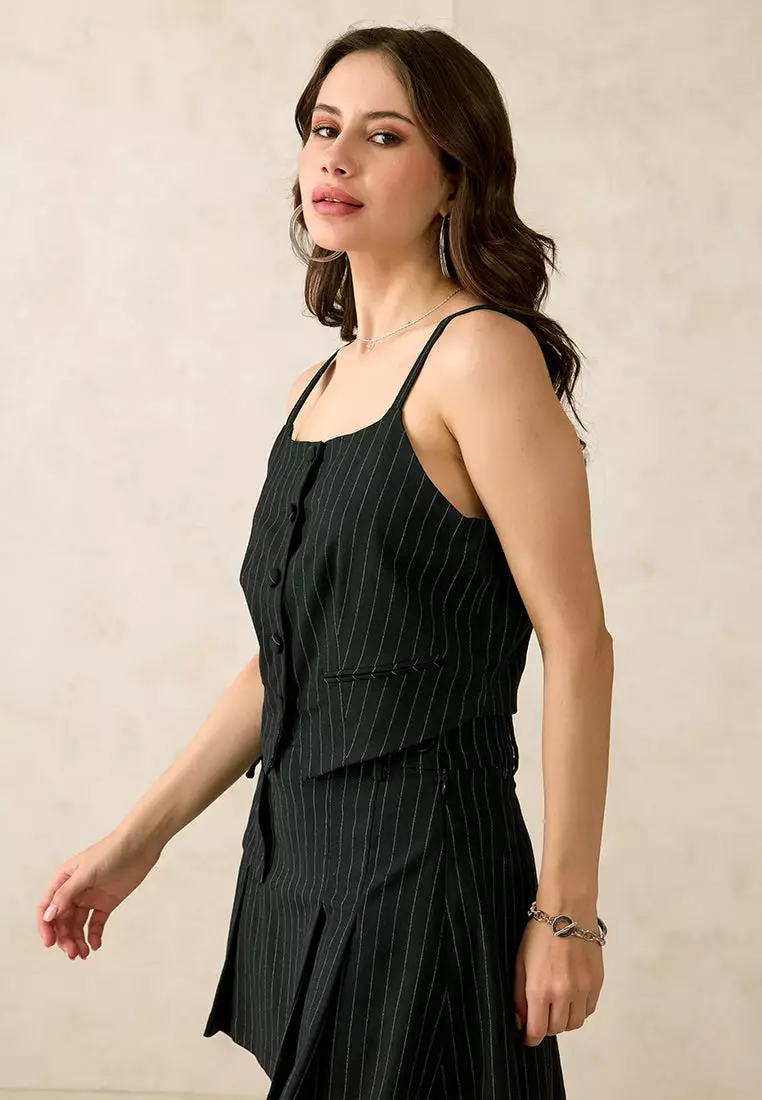 VIRGIO Viscose Stretch Strappy Vest