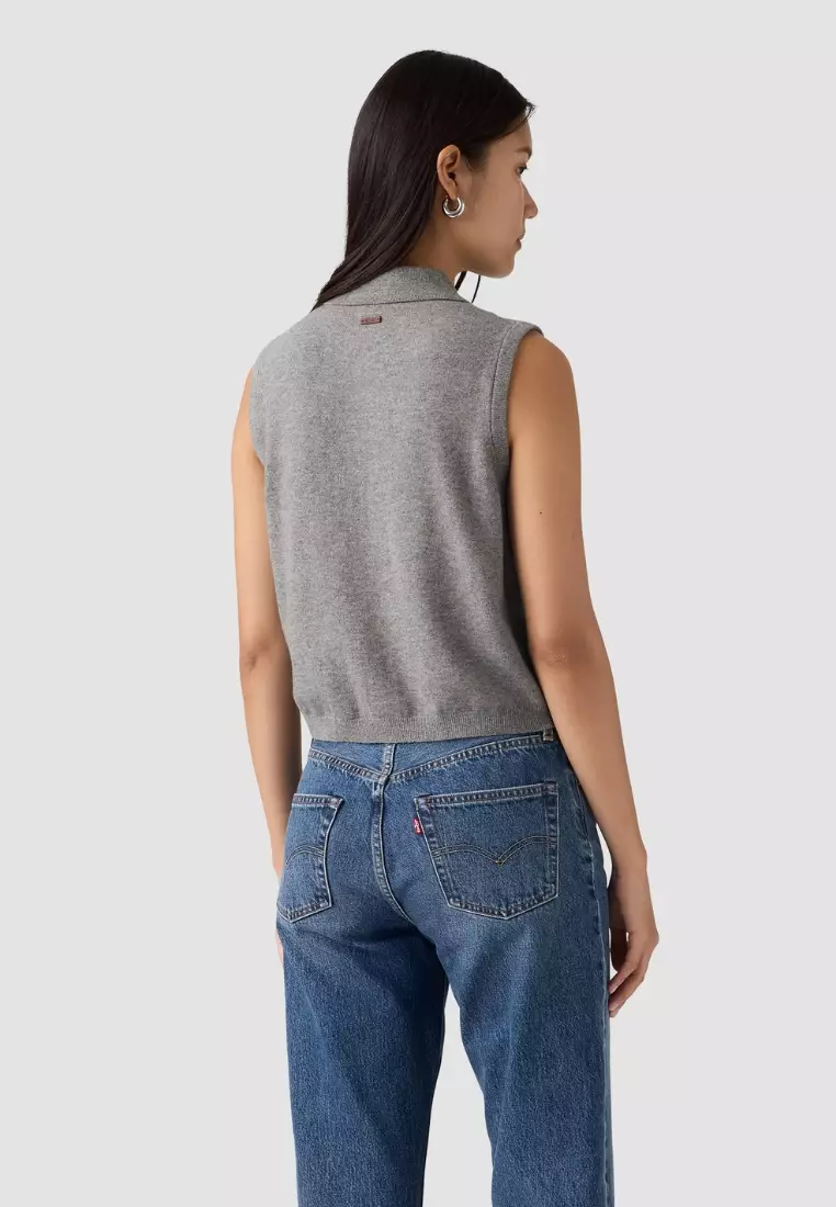 Women's Supersoft Mini Ruffle Vest Top 005A7-0000