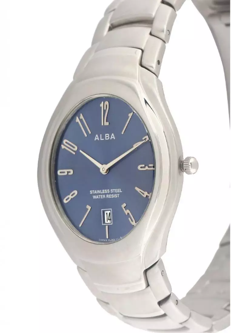 Jam Tangan Wanita Alba Original Garansi Resmi Strap Stainless Steel Silver AVKC51 AVKC51X1 Silver