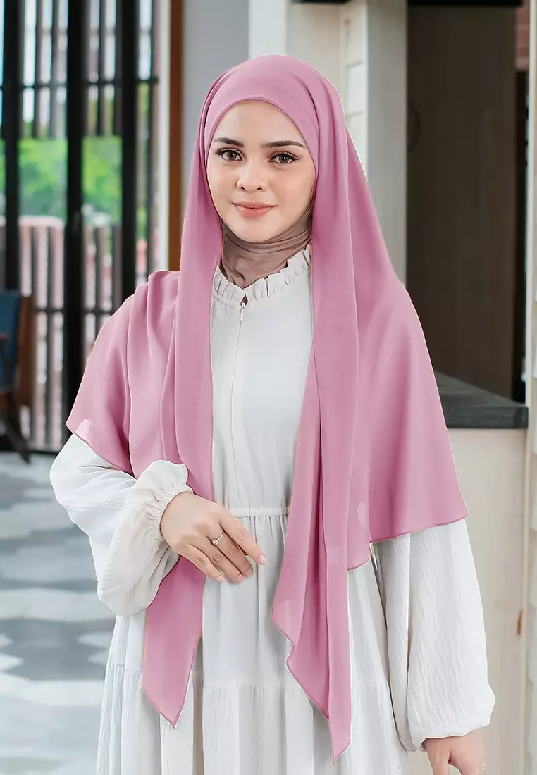 HIJAB INSTAN PAULA - PURPLISH PINK