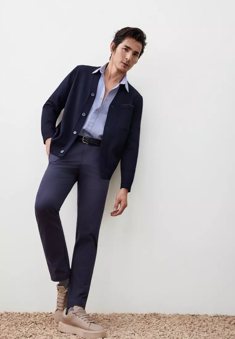 G2000 2-Side Brush Comfort Fit 2 Tone Casual Shirt