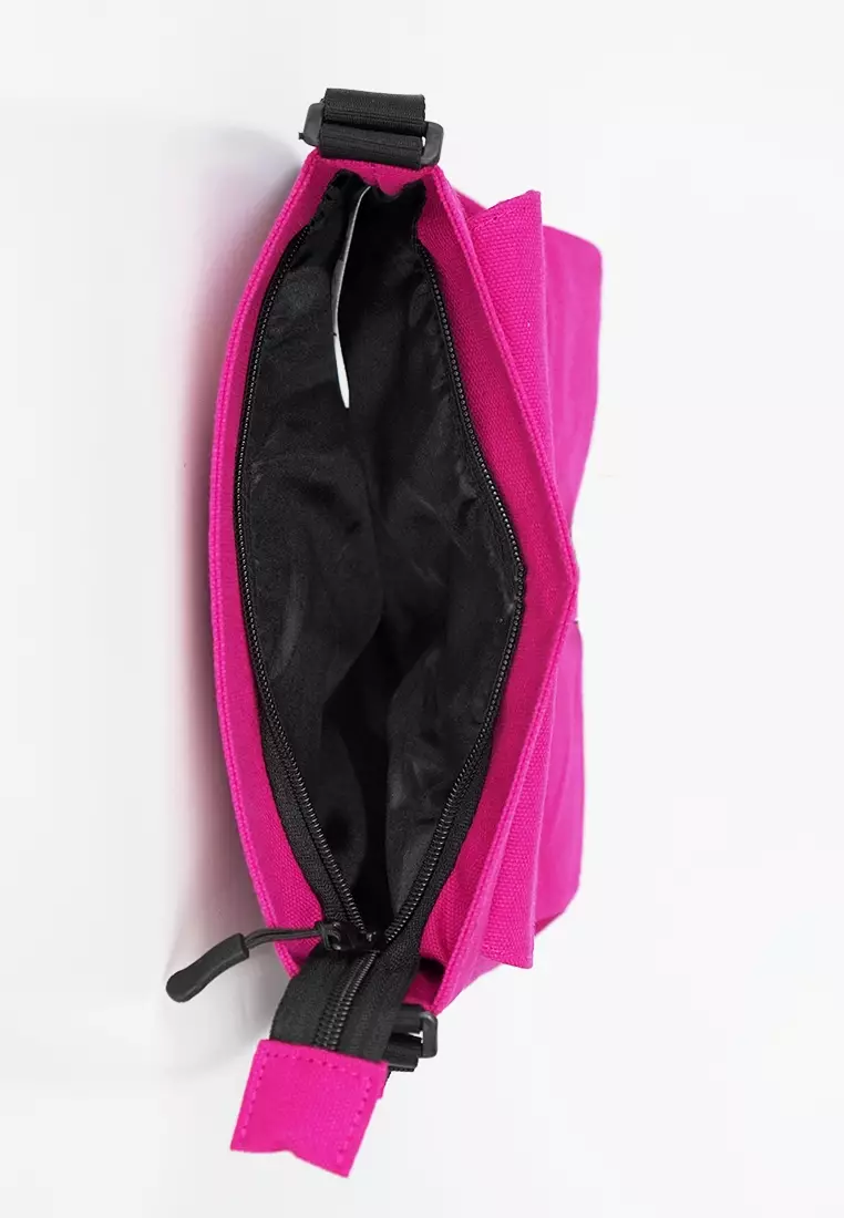 Pamole Minica Series Tas Selempang Wanita Sling Bag Bahan Kanvas Warna Pink