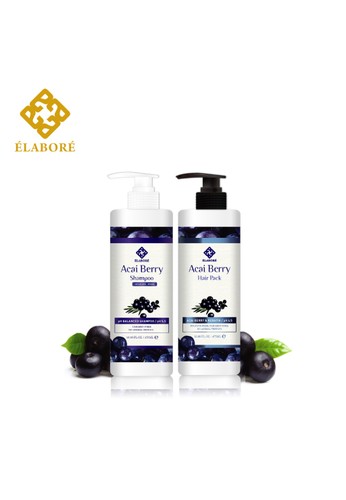 Jual Elabore Acai Berry Shampoo & Hair Pack Package - Color Parfume Shampoo  & Hair Pack Original Korea - 1000 ml Original 2023 | ZALORA Indonesia ®