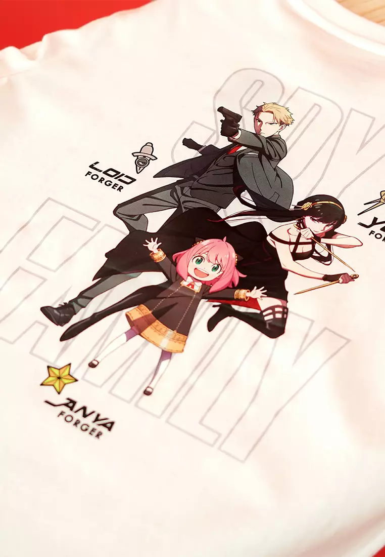 Cressida X SpyxFamily Kids Boy White T-Shirt - YB245P