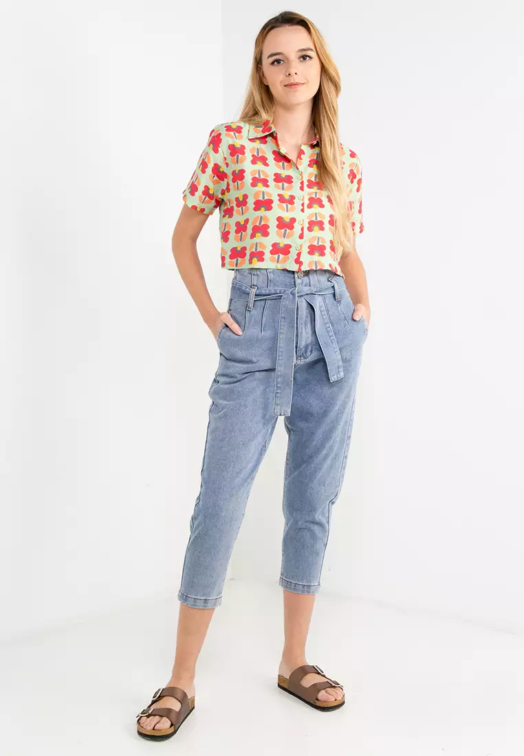 Express Express Editor Mid Rise Relaxed Trouser Pant 88.00