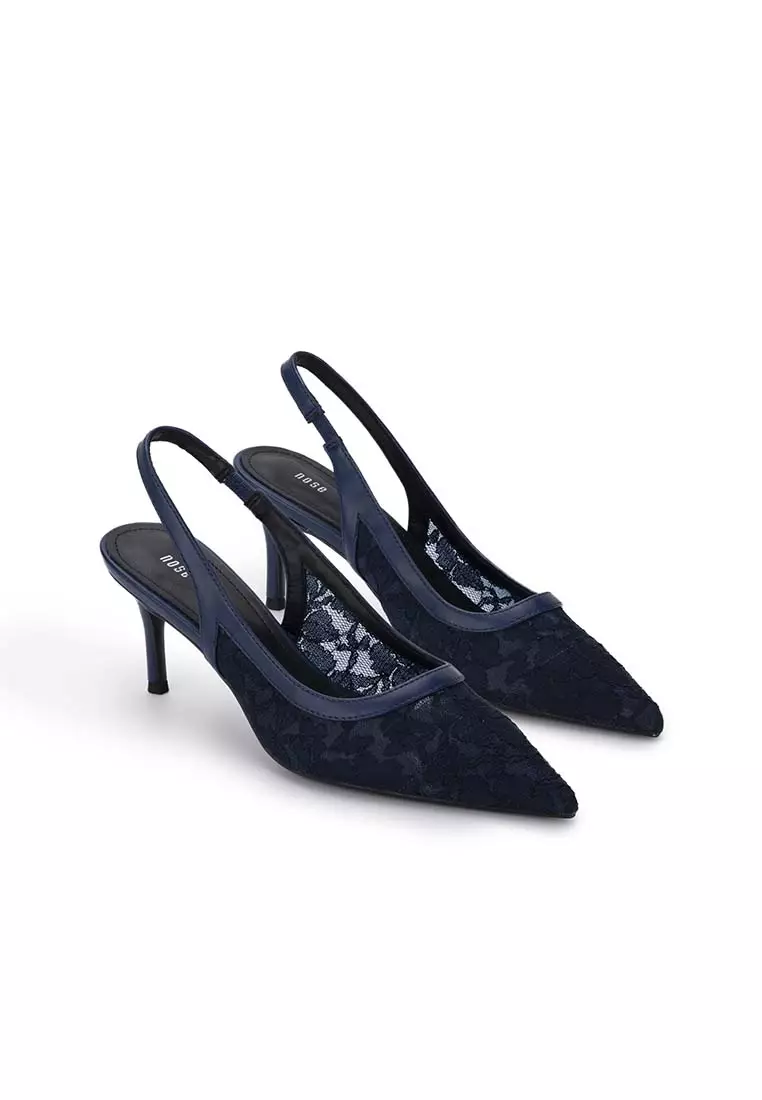 Mesh hotsell lace heels