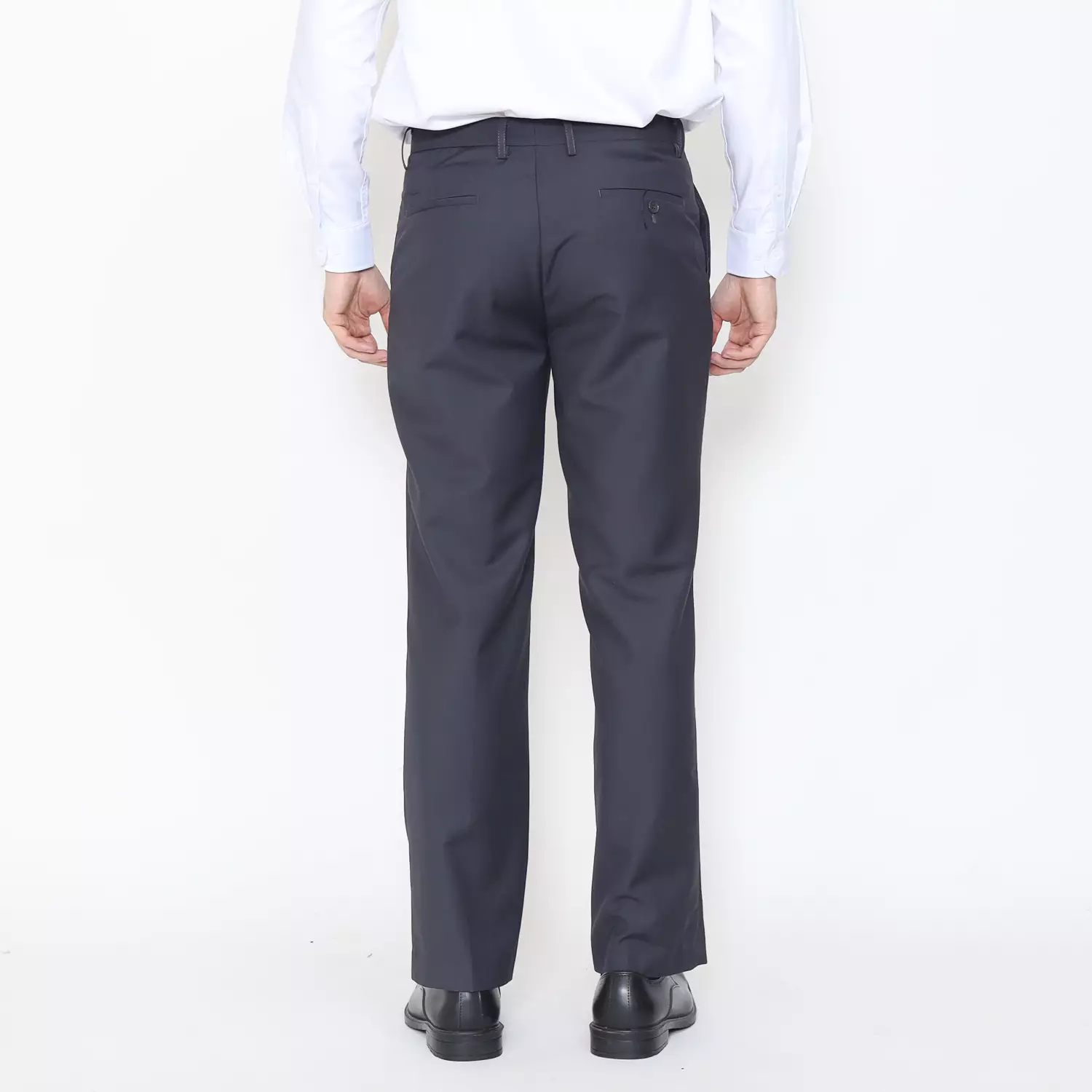 Lawell Celana Panjang Pria Formal Kerja Regular Fit - Formal Long Pants Dark Grey | RUPERT-R