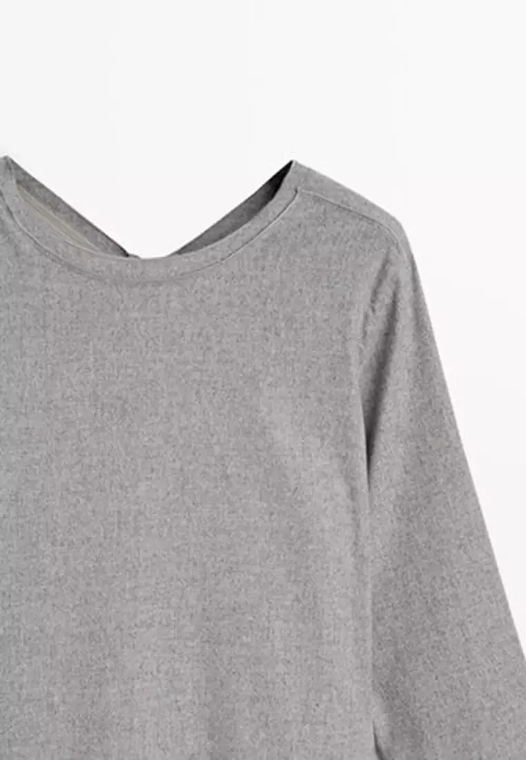 Wool Blend Midi Dress