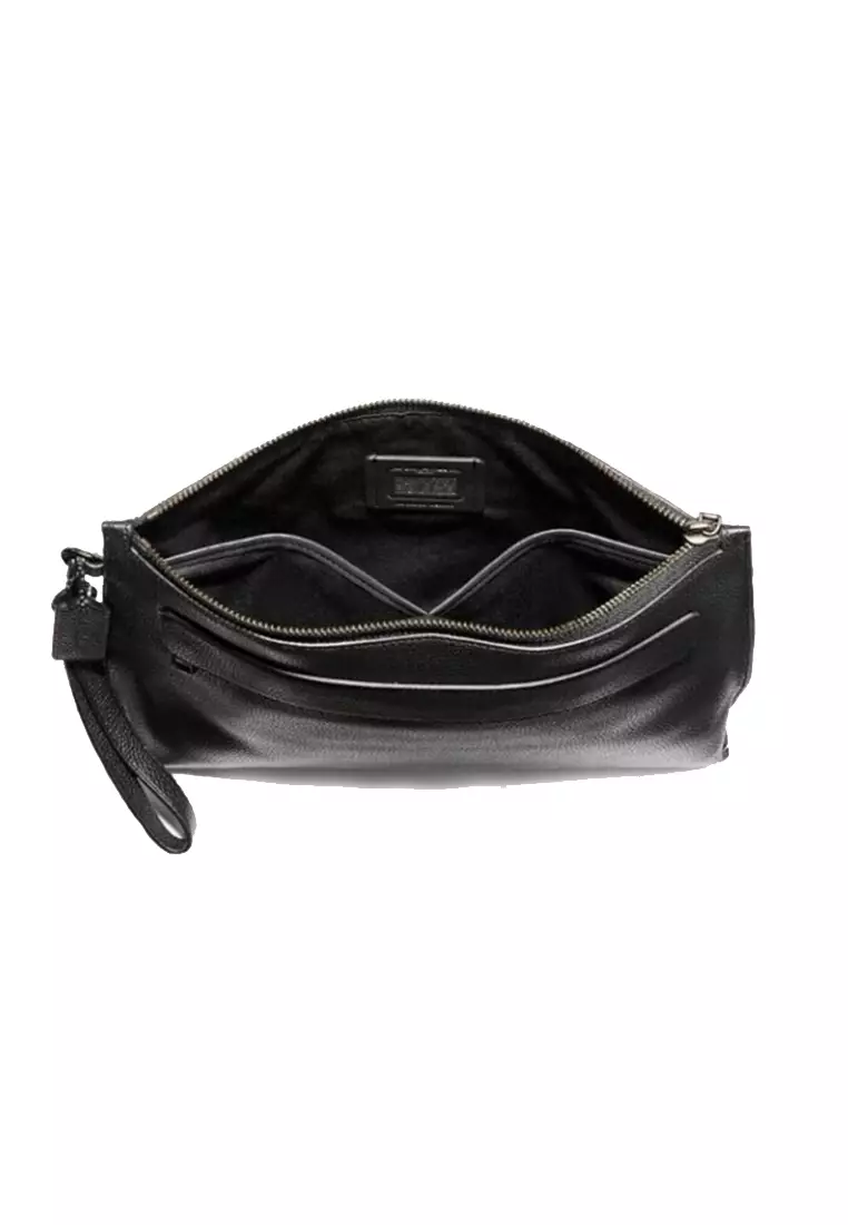 Coach pouch black sales