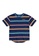 Levi's blue Levi's Boy's Striped Ringer Short Sleeves Tee - Peacoat 07BE5KAB5B7300GS_1