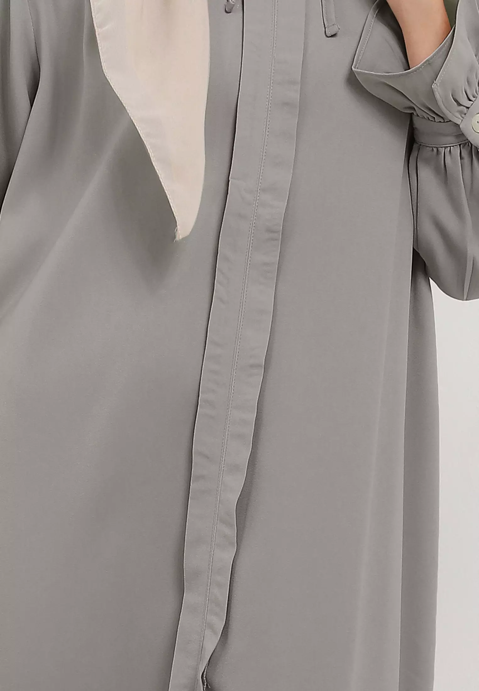 MFMW Aguilera Dress Gamis Light Grey