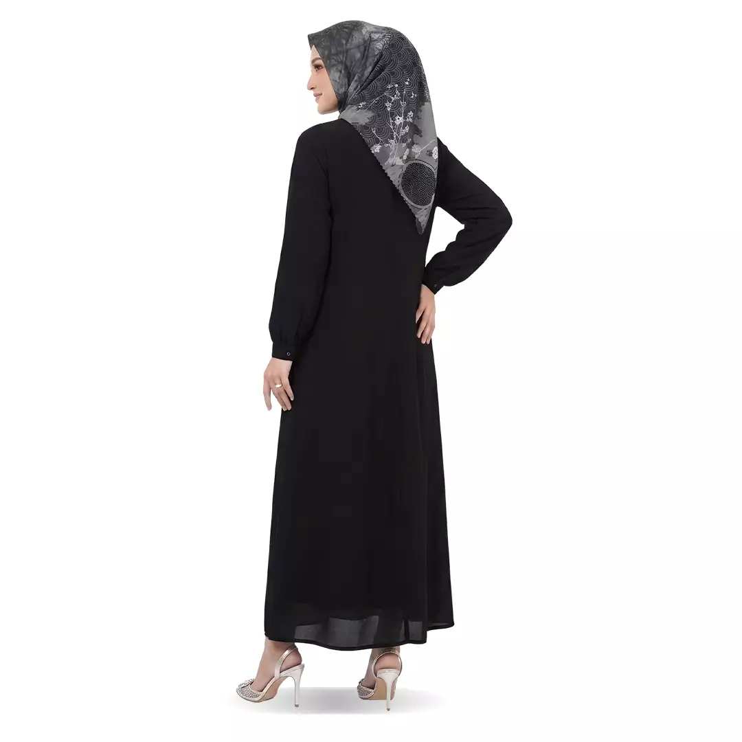 Rabbani - Gamis Lengan Panjang Dresslim Candara - Black