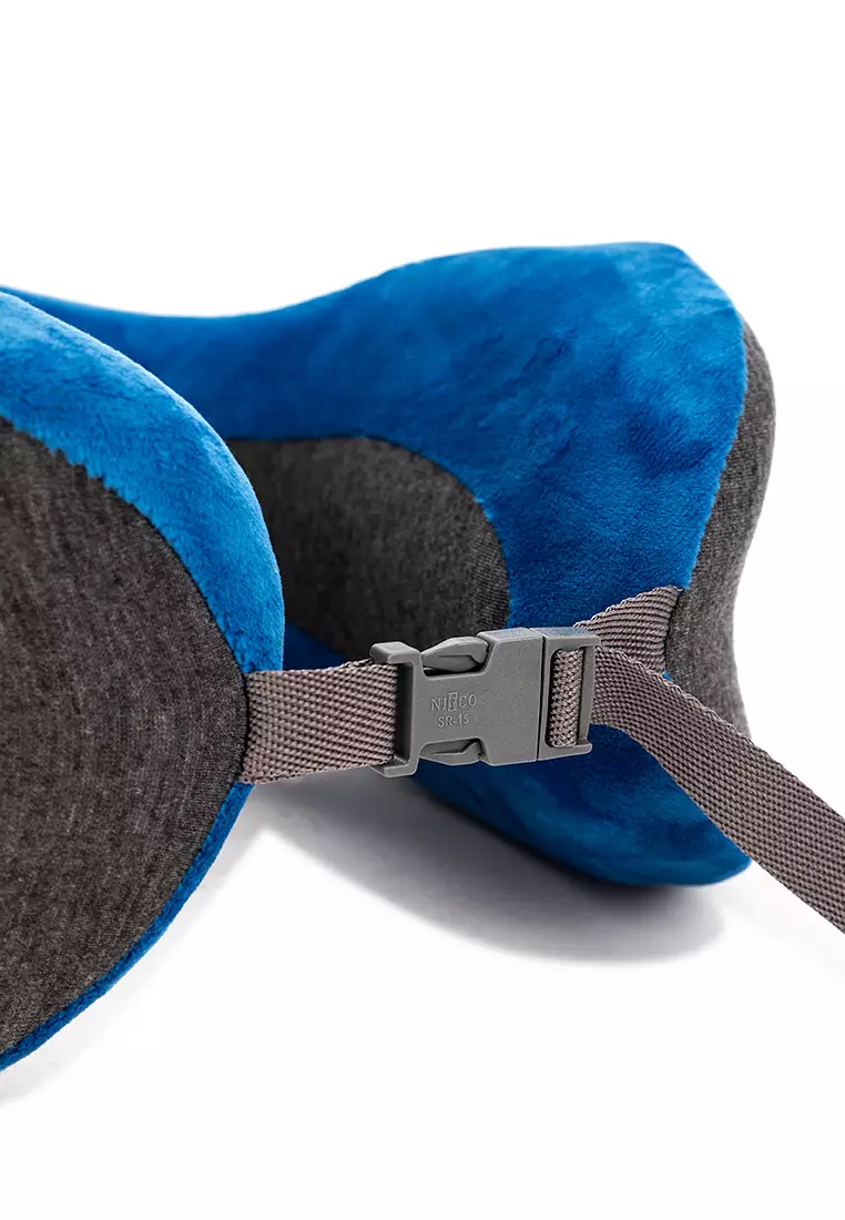 Full Comfort Travel Neck Pillow Blue