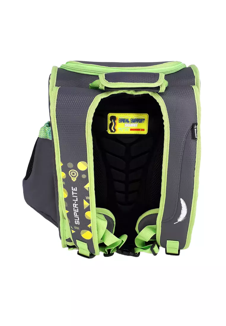 Buy Swan Swan Kid Children School Bag SUPER LITE (Grey/Blue) Spinal