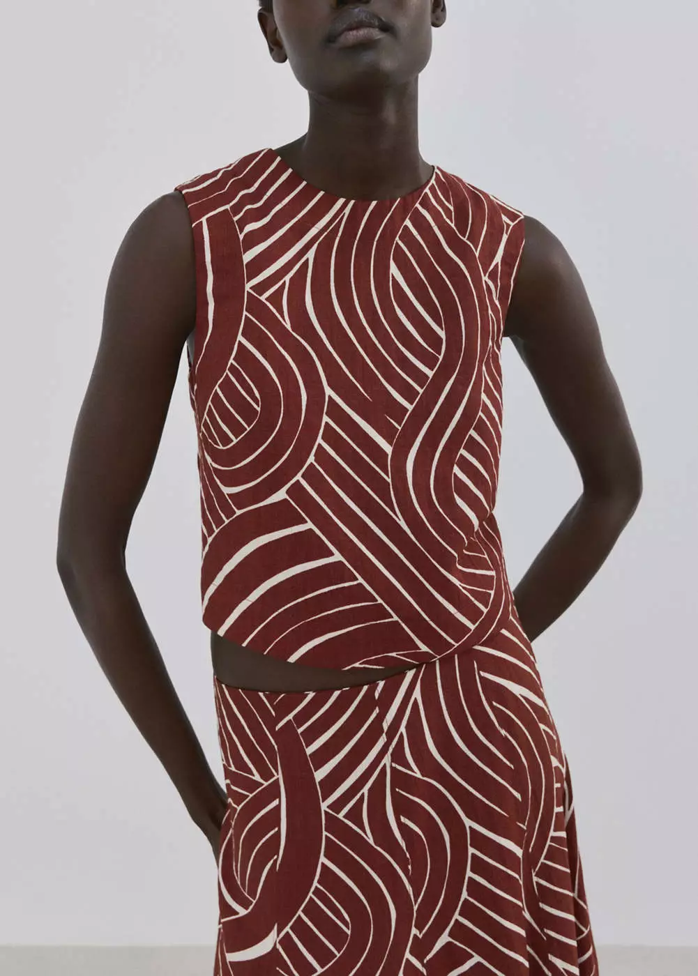 Rok A-line motif geometris