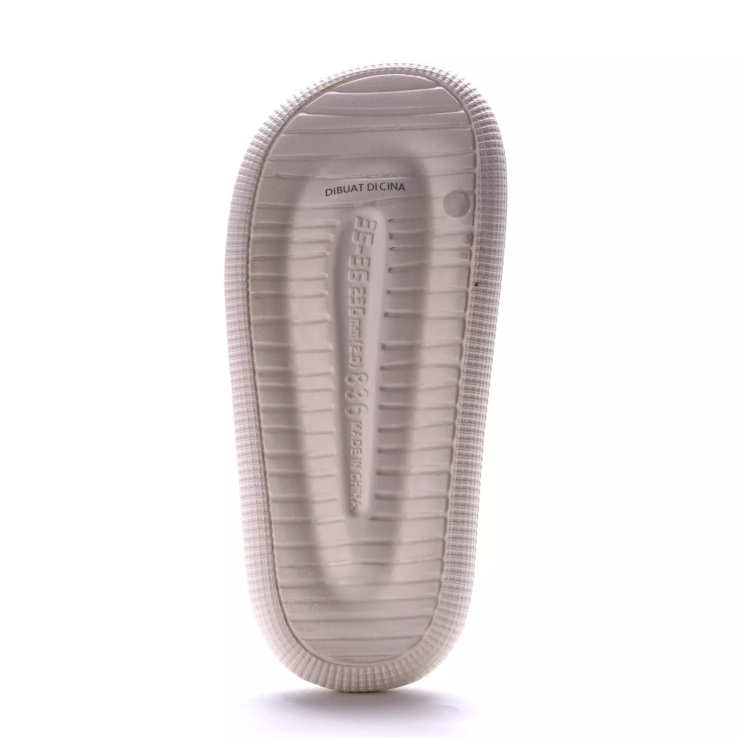ZANDILAC - SANDAL WANITA DEWASA CH220566WD empuk full karet ABU PEYOTE