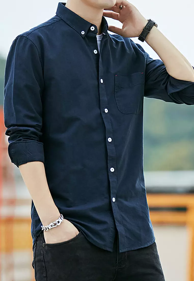 Pure Cotton Long Sleeved Shirt C1501