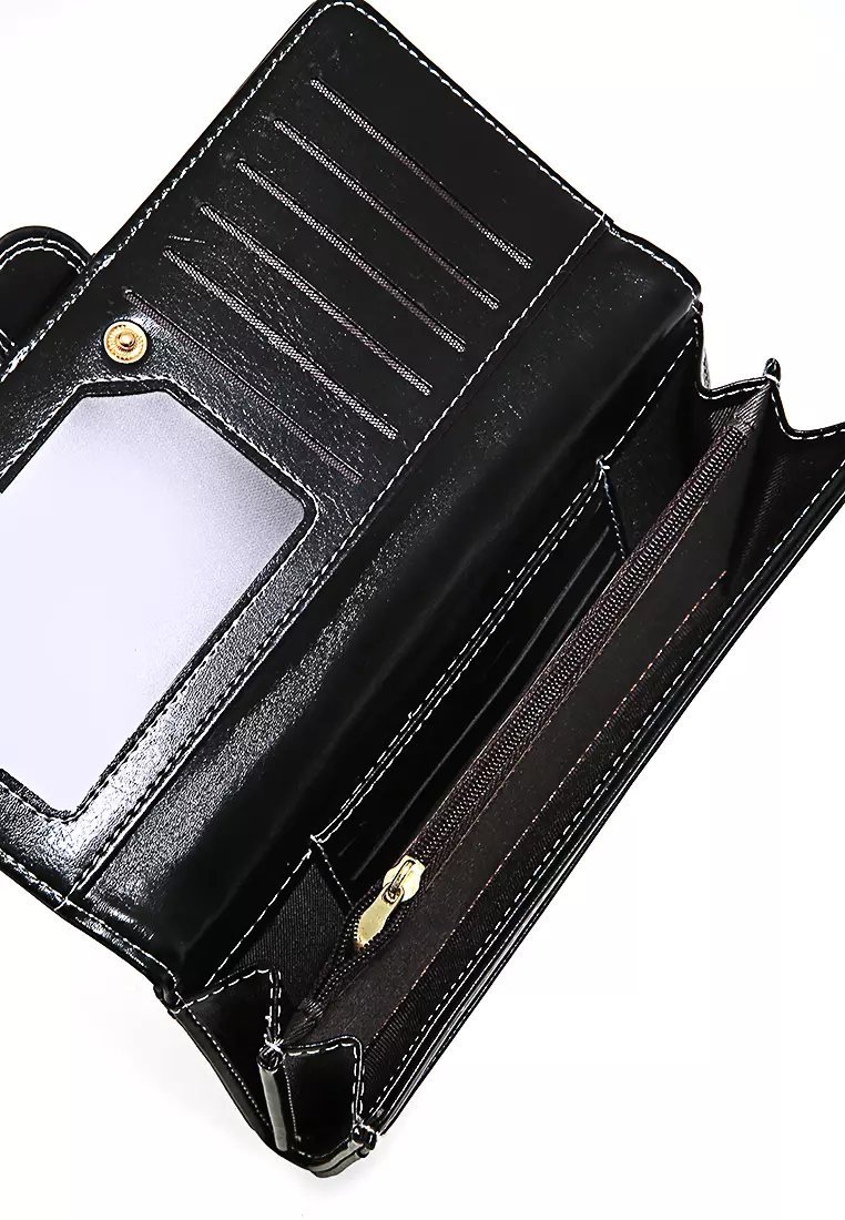 Dompet Wanita Model Panjang Long Wallet Elegant Design Many Slot Material Leather ORIGINAL