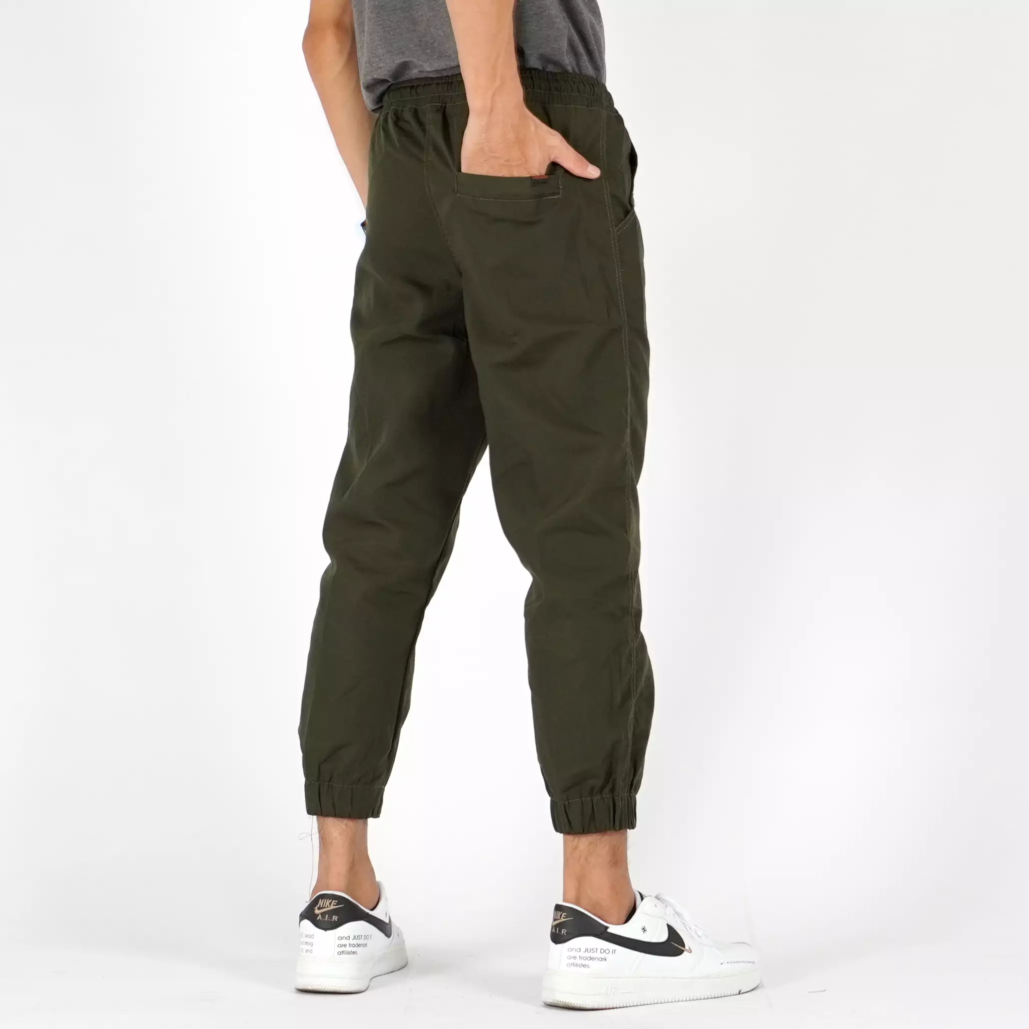 OKECHUKU Ichsan Celana Sirwal Jogger Pangsi 3/4 Slimfit Fashion Casual Pria